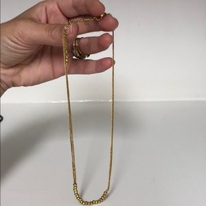 Stella and Dot Gold necklace